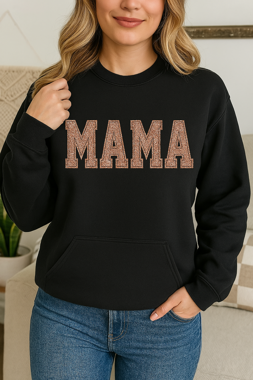 Mama Sweater Mama Raglan Sweatshirt Mama Crewneck Mama Sweatshirt